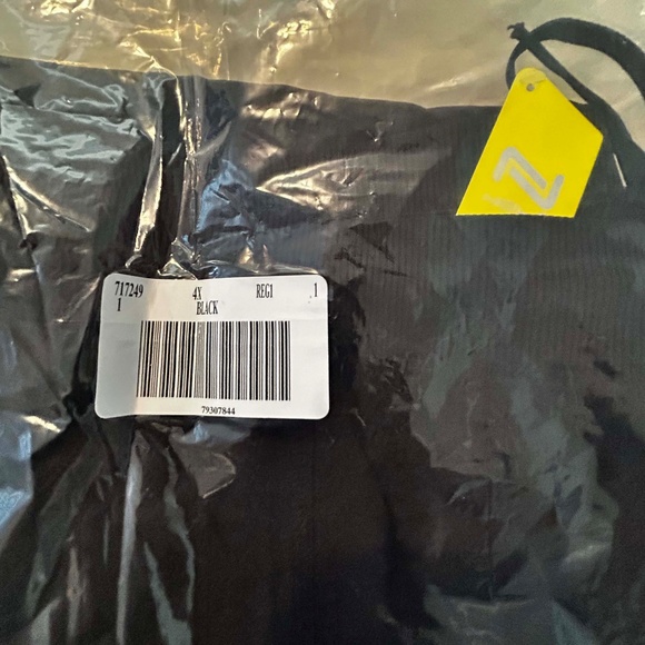 NEW PHOTOS! TREKKING PANTS, BLACK, SIZE 4X, DRAWSTRING AT ELASTIC WAIST, ADJUSTA - Picture 7 of 16
